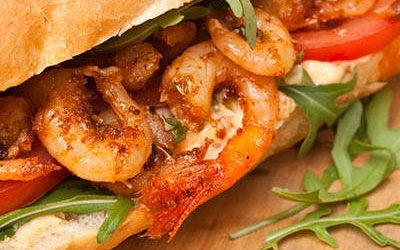Crystal BBQ Shrimp PoBoy