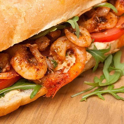 Crystal BBQ Shrimp PoBoy
