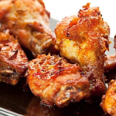 Spicy Pecan Battered Chicken Wings